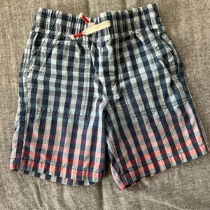 Plaid checkered ombré boys shorts size 4 GAP